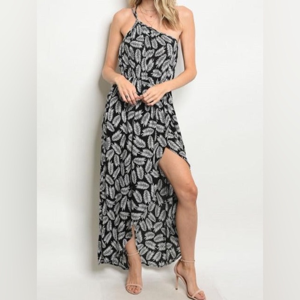Black and White Bohemian dress
